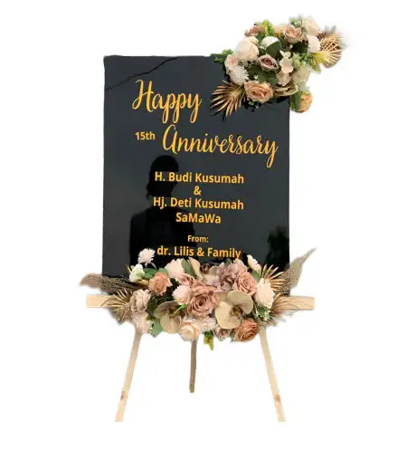 Papan Bunga Akrilik Paal Dua